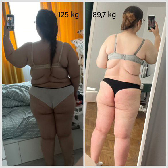 Transformare 125kg la 89.7kg